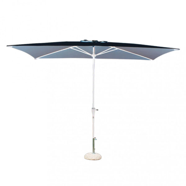 OMBRELLONE POLY ECO 2 X 3 TELO GRIGIO - immagine 3