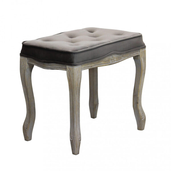 SGABELLO MARLY IN VELLUTO TAUPE - immagine 6