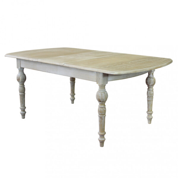 TAVOLO CROSS ROUND 150/190 X 100 NATURALE - immagine 7