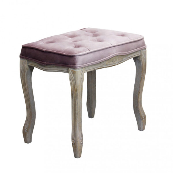 SGABELLO MARLY IN VELLUTO ROSA - immagine 5