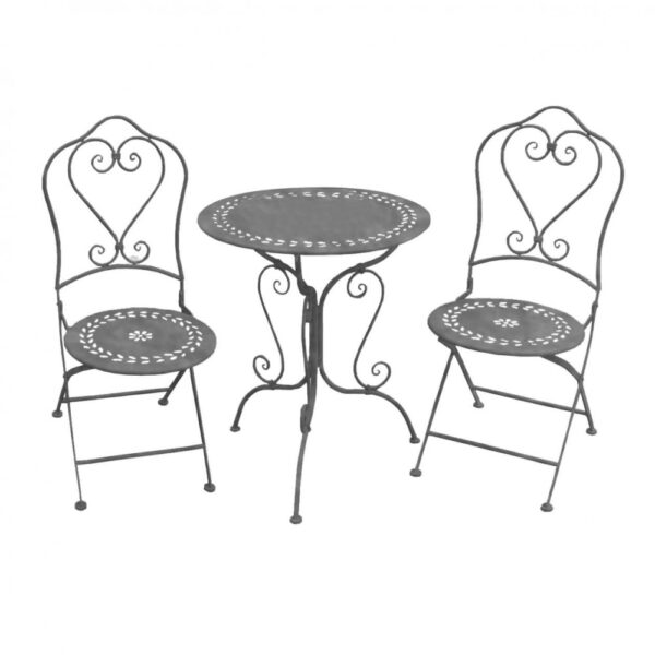 SET/3 BISTRO' JEANETTE BIANCO OSSIDATO - immagine 3