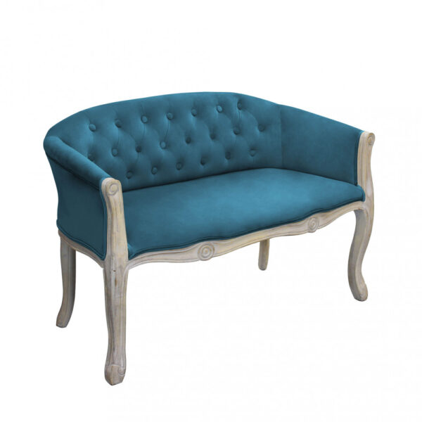 DIVANO COLEMAN IN VELLUTO BLU - immagine 8