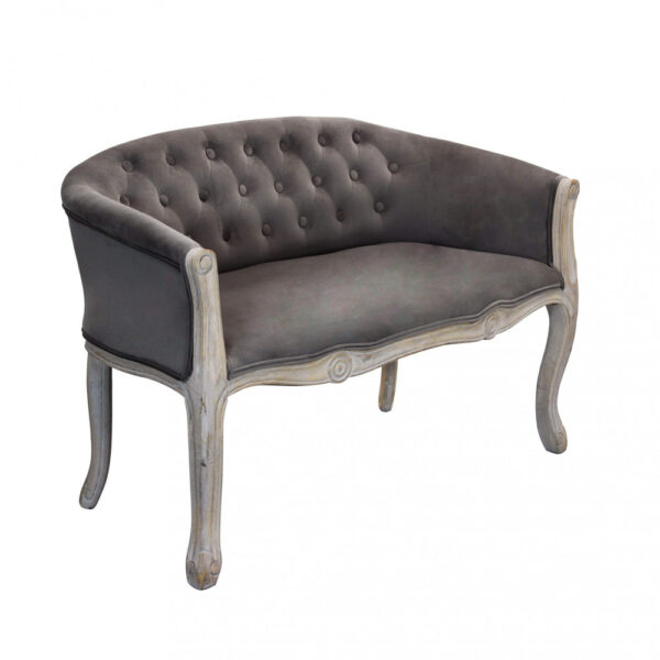 DIVANO COLEMAN IN VELLUTO TAUPE - immagine 9