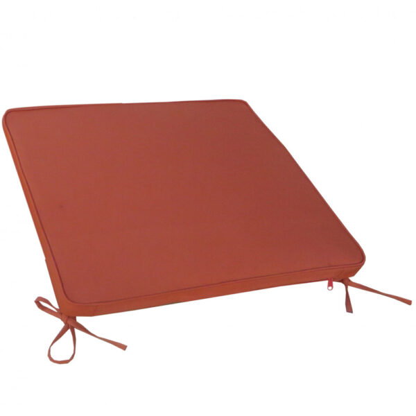 CUSCINO REAL SEDUTA LARGE ARANCIONE - immagine 2