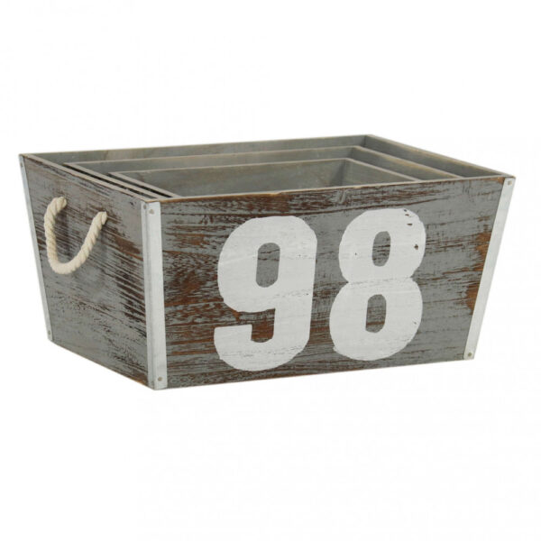 SET DI 3 CASSETTE IN LEGNO ZOE - immagine 2