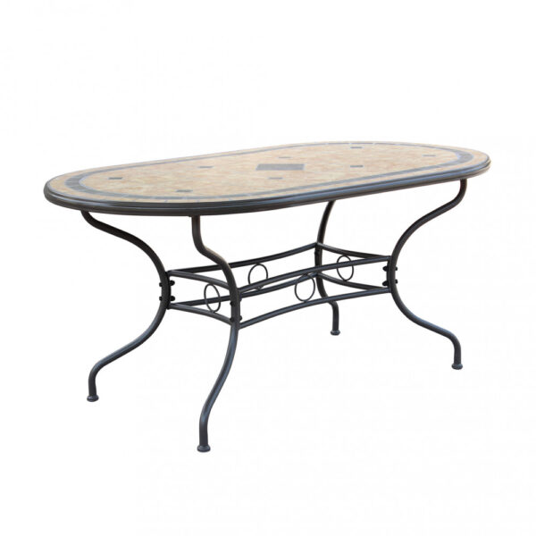 TAVOLO OVALE NEREO 160 X 90 - immagine 5
