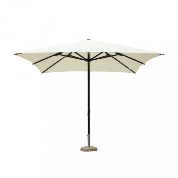 OMBRELLONE BRIAN P/C NERO 3 X 3 TELO BEIGE - immagine 6