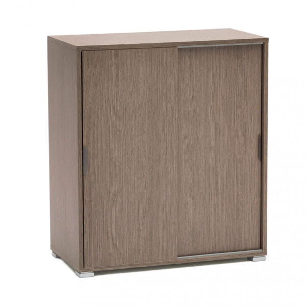 MOBILETTO 2 ANTE SCORREVOLI ROVERE GRIGIO - immagine 3