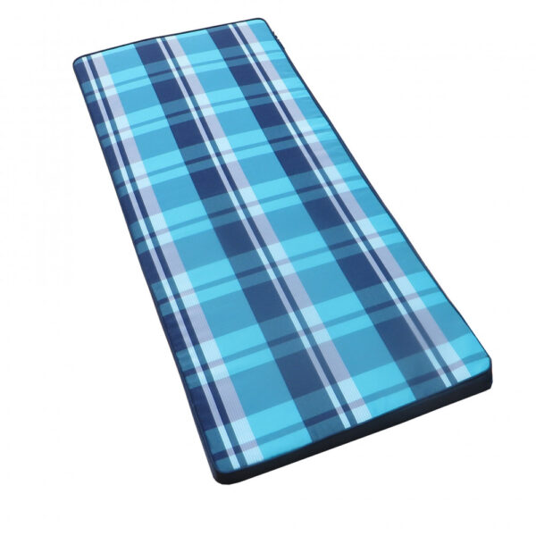 CUSCINO REAL 110 QUADRI BLU - immagine 3