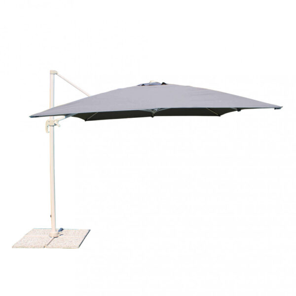OMBRELLONE MERCURIO 3 X 4 P/L TORTORA TELO GRIGIO - immagine 4