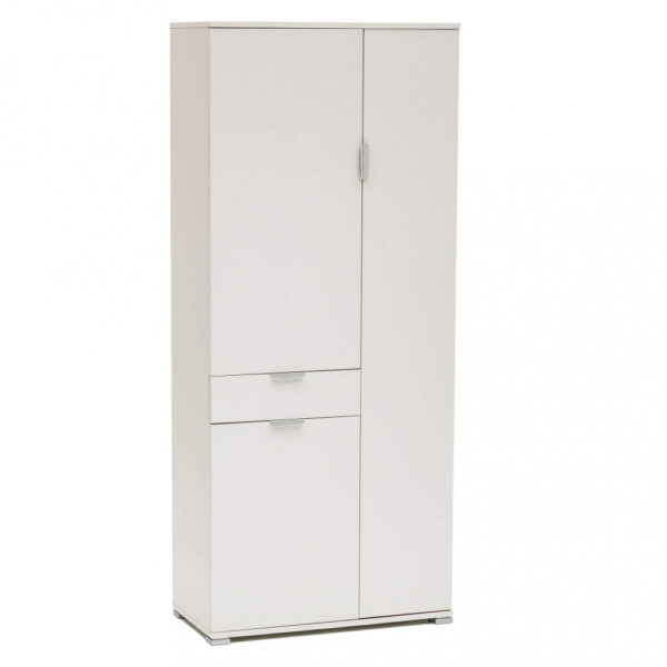 ARMADIO CON 3 ANTE E 1 CASSETTO BIANCO - immagine 3