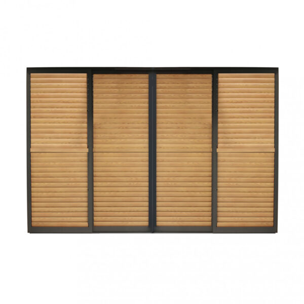 LATERALE SCORREVOLE CON LAMELLE PER LATO DA 4 M PERGOLA BIOCLIMATICA - immagine 3