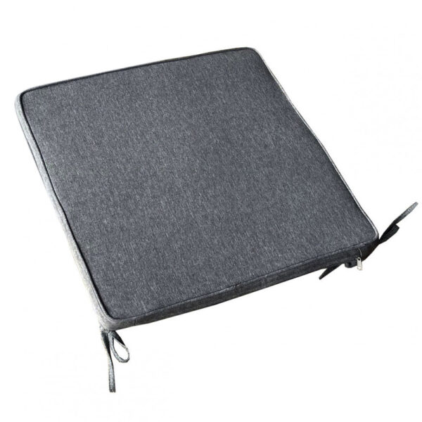 CUSCINO REAL SEDUTA LARGE GRIGIO SCURO MELANGE - immagine 2