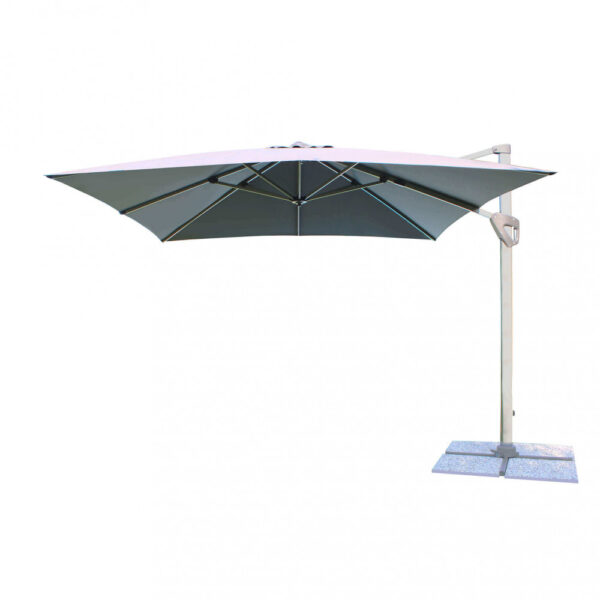 OMBRELLONE DARWIN GRIGIO P/L 3 X 3 TELO GRIGIO - immagine 6