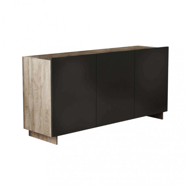 CREDENZA CARLILE ANTRACITE E ROVERE CHIARO - immagine 6