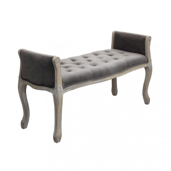 PANCA MADELYN IN VELLUTO TAUPE - immagine 6
