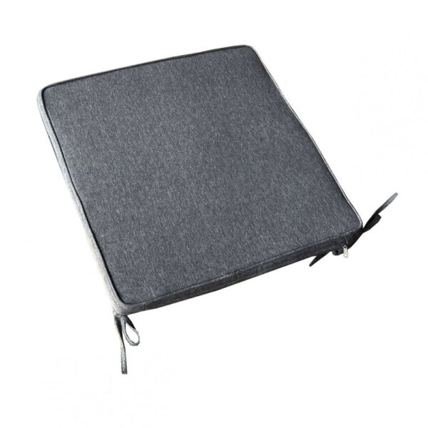 CUSCINO REAL SEDUTA GRIGIO SCURO MELANGE - immagine 2