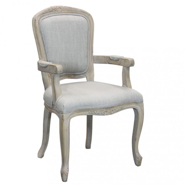 POLTRONA ROMY IN TESSUTO GRIGIO - immagine 7