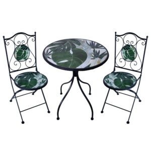 SET 2 SEDIE E TAVOLO ROTONDO Ø 60 TELLUS