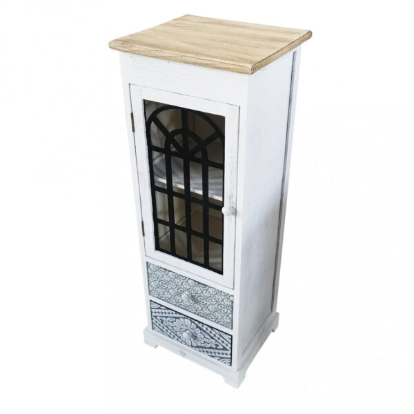 MOBILETTO 2 CASSETTI E 1 ANTA BLANCO