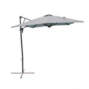 OMBRELLONE ALTAIR NERO P/L 2 X 3 TELO GRIGIO CHIARO