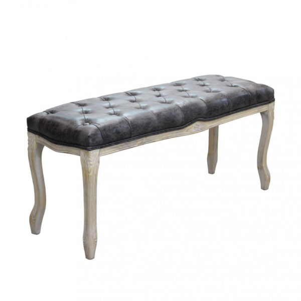 PANCA MISTY IN ECOPELLE VINTAGE GRIGIO - immagine 7