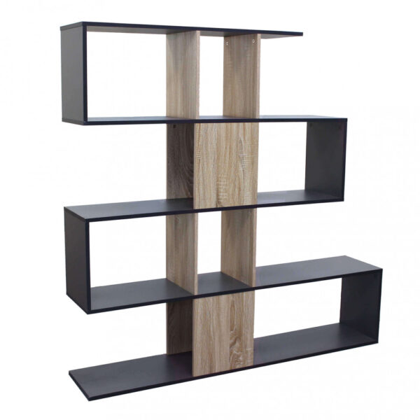 LIBRERIA ADRIANNE GRIGIA E NATURALE - immagine 4