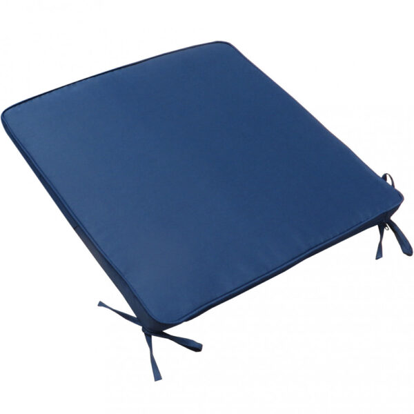 CUSCINO REAL SEDUTA LARGE BLU SCURO - immagine 2