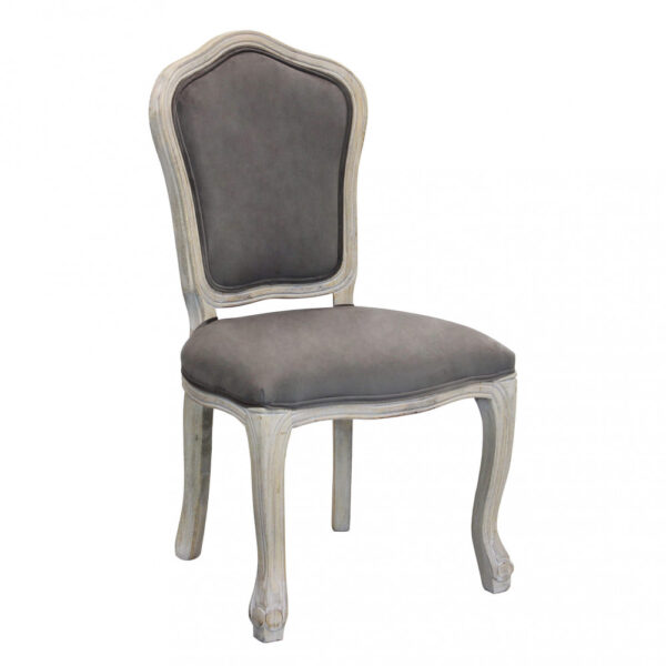 SEDIA CHARLENE IN VELLUTO TAUPE - immagine 8